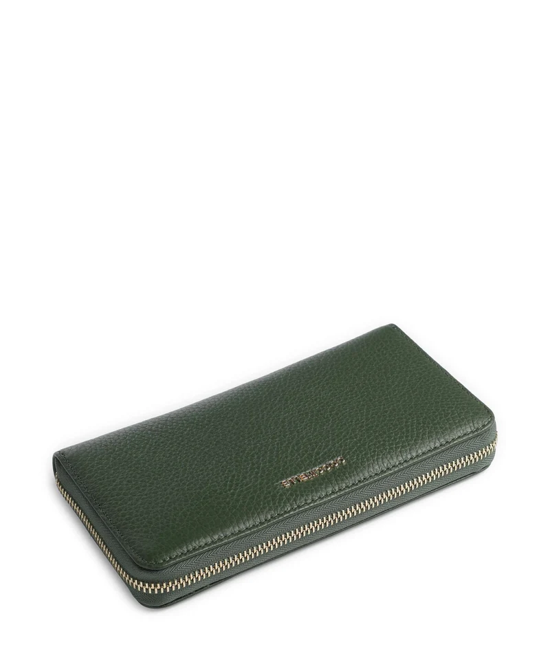 Coccinelle Metallic Soft Geldbörse garden green