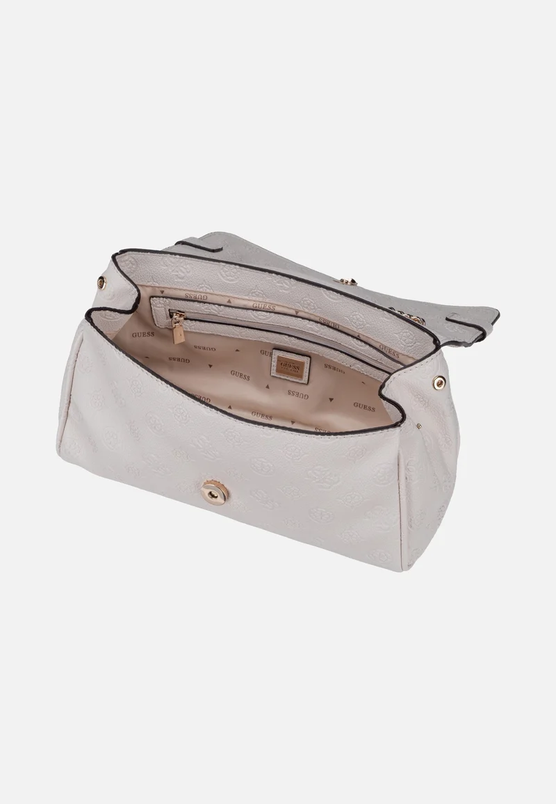 Ella Logo Convertible Flap 46210 Stone Logo - Abendtasche
