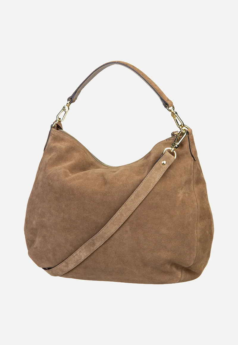 Juna Big Suede Khaki - Hobo Bag