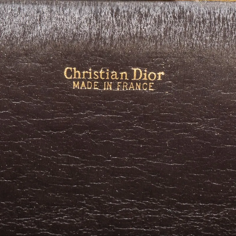Christian Dior Oblique Trotter Monogram Canvas Frame Clutch