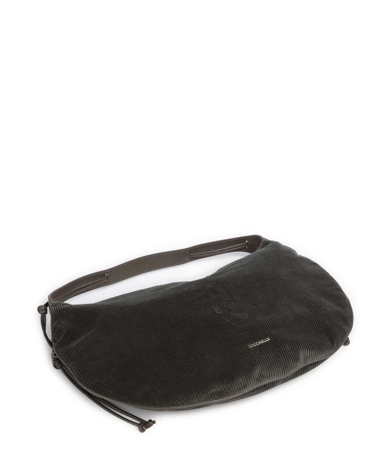Coccinelle Thess Corduroy Beuteltasche fango