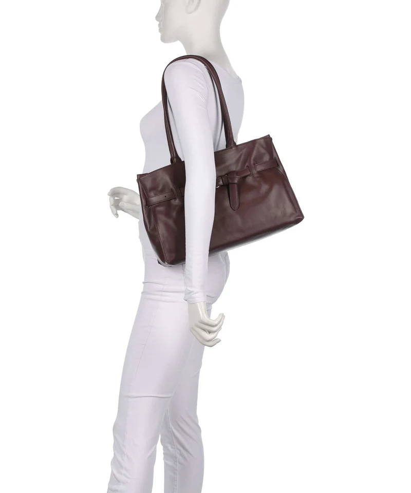 Coccinelle Sabine Soft Shopper berry