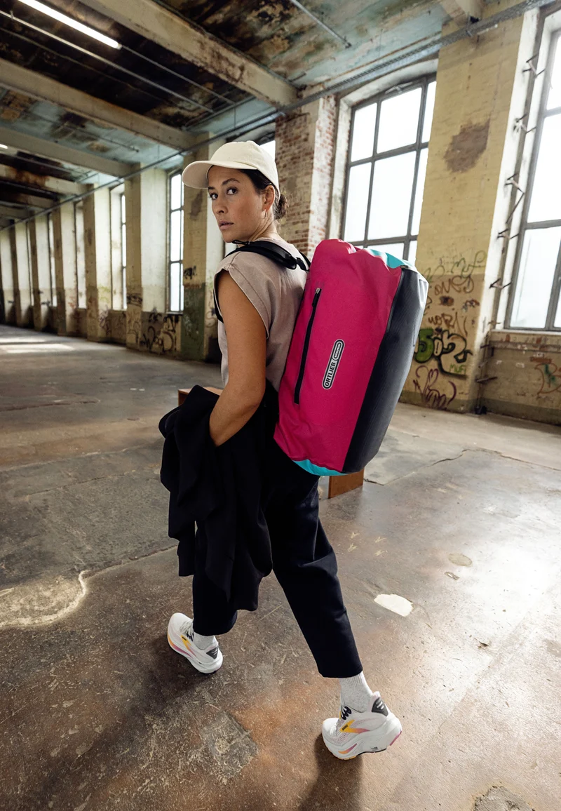 Duffle Lite Cyber 40L Cyber Pink/Blue - Dufflebag