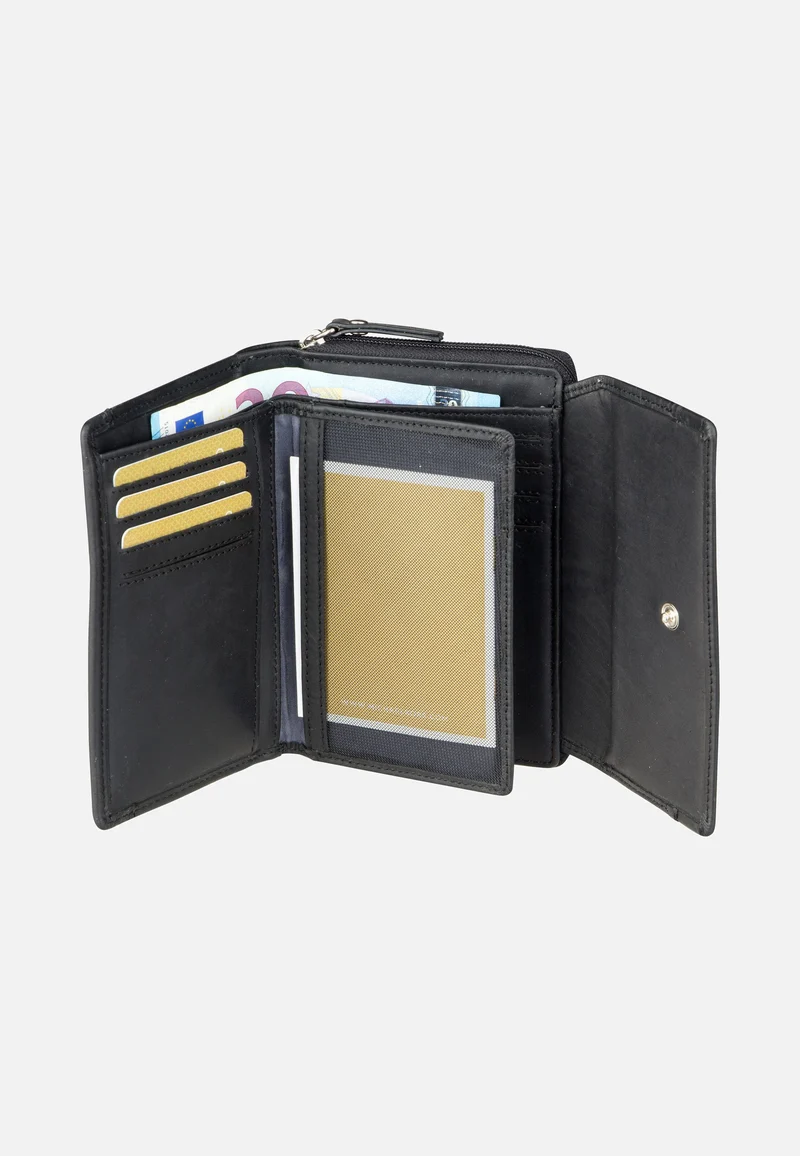 Birkenfeld Diethilde Purse MH14FZ Black - Portemonnaie