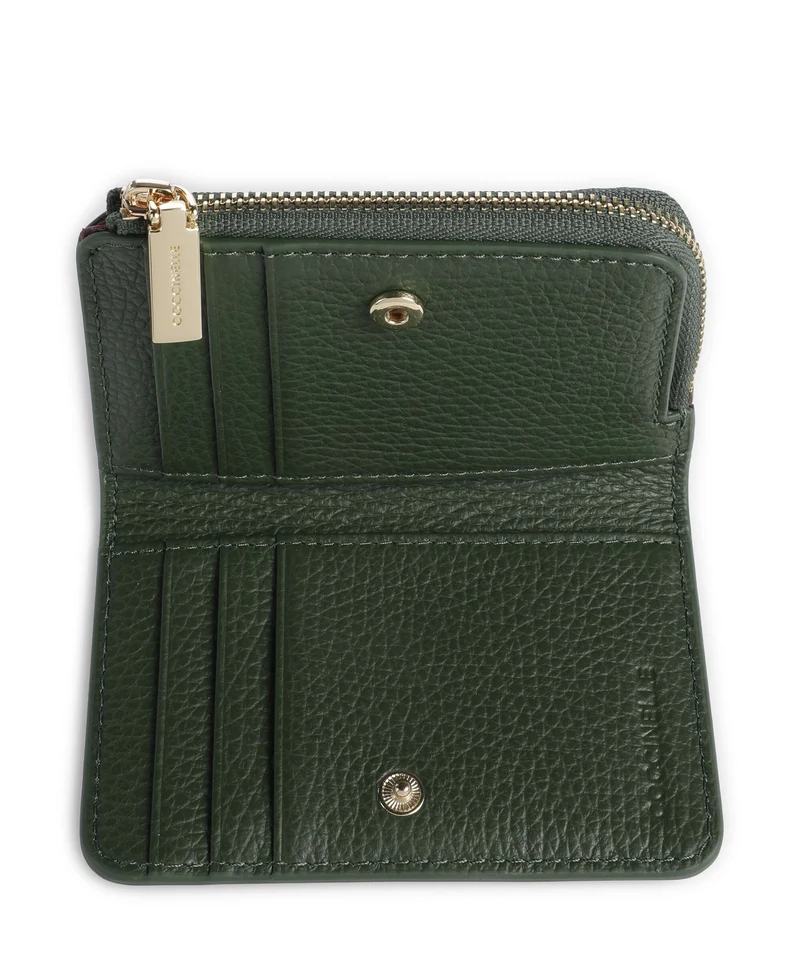 Coccinelle Metallic Soft Geldbörse garden green