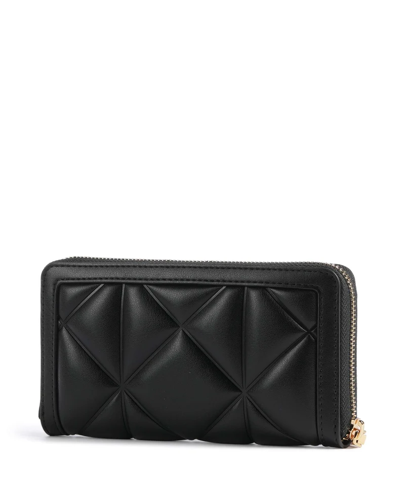 Love Moschino Embossed Q Geldbörse nero