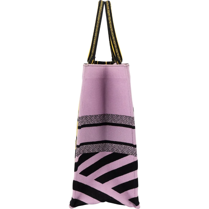Christian Dior Embroidered Canvas D-Jungle Pop Book Tote Handbag