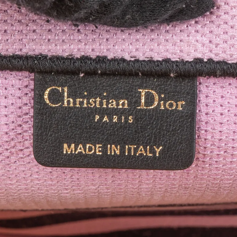 Christian Dior Embroidered Canvas D-Jungle Pop Book Tote Handbag