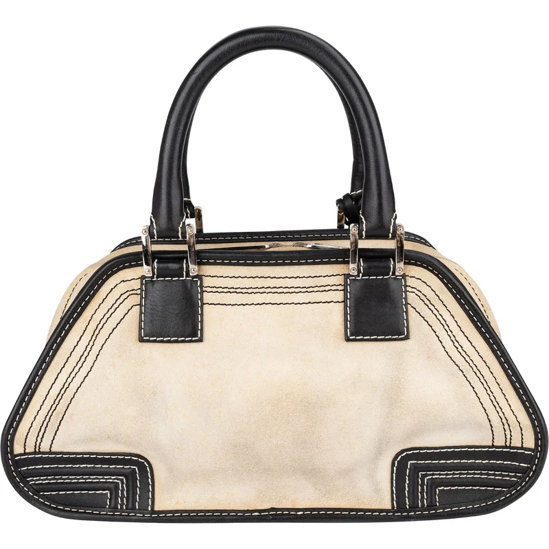 Loewe Leather Suede Fusta Amazona Handbag