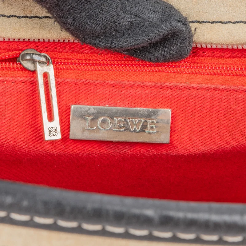 Loewe Leather Suede Fusta Amazona Handbag