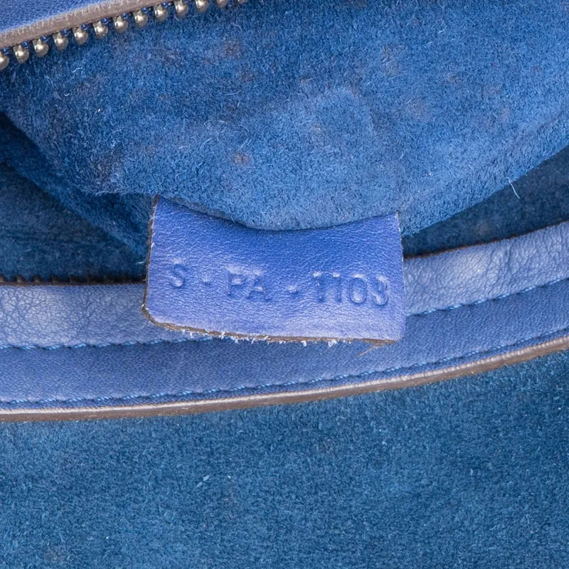 Céline Blue Leather Phantom Handbag