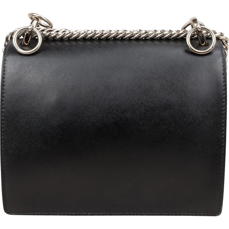 Fendi Calfskin Leather Kan I Crossbody Bag