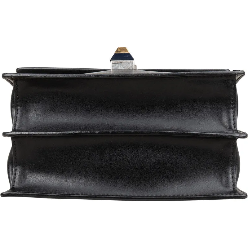 Fendi Calfskin Leather Kan I Crossbody Bag