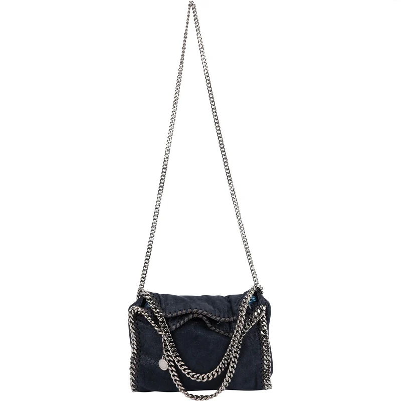 Stella McCartney Shaggy Falabella Fold Over Tote Crossbody Handbag