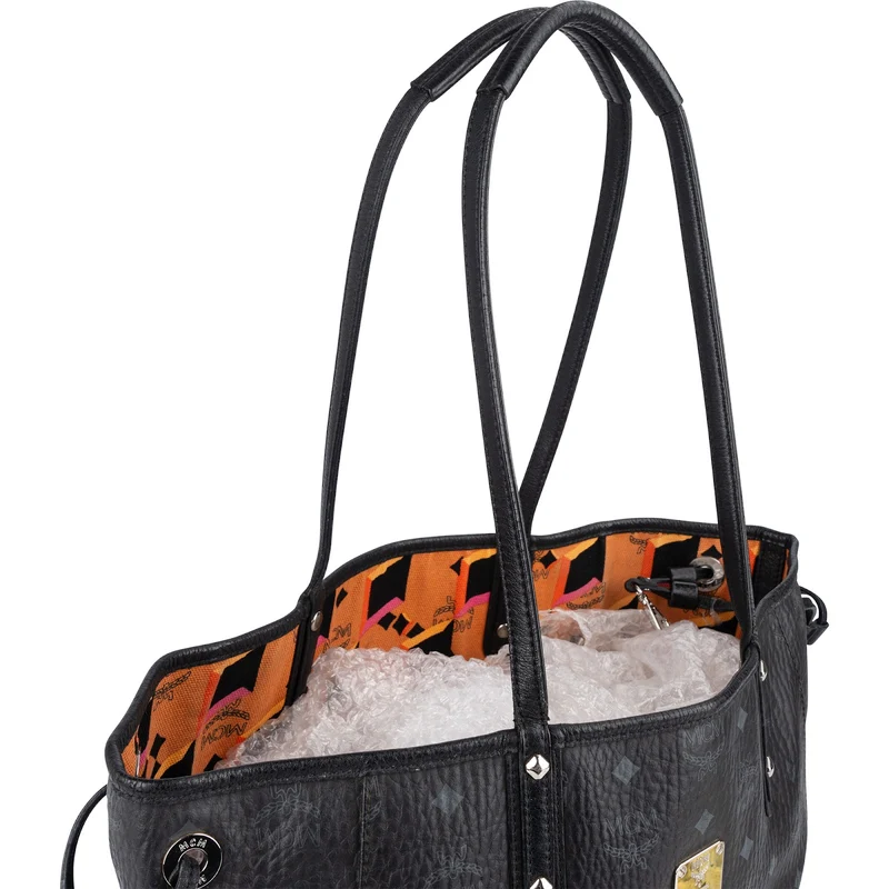 MCM Monogram Visetos Liz Reversible Shopper Shoulder Bag