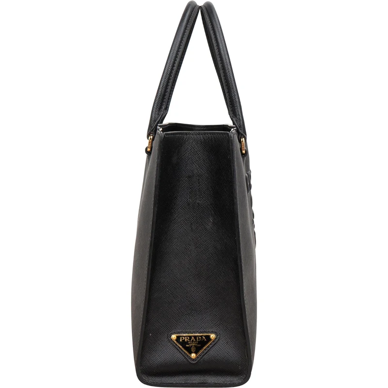 Prada Saffiano Leather Small Tote Handbag