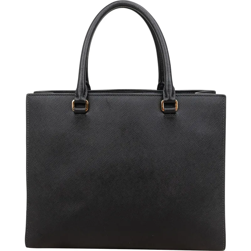 Prada Saffiano Leather Small Tote Handbag