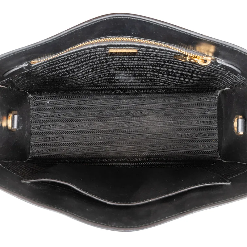 Prada Saffiano Leather Small Tote Handbag