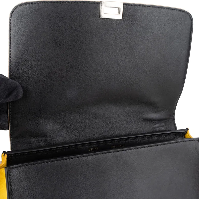 Céline Tricolor Leather Trapeze Handbag