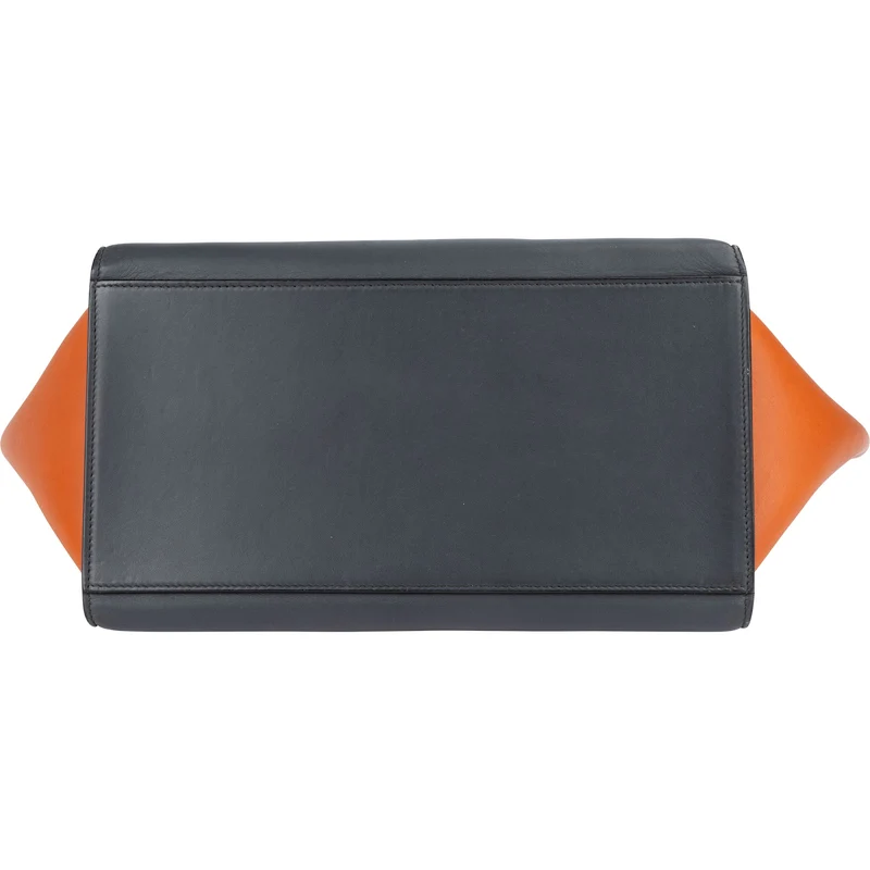 Céline Tricolor Leather Trapeze Handbag