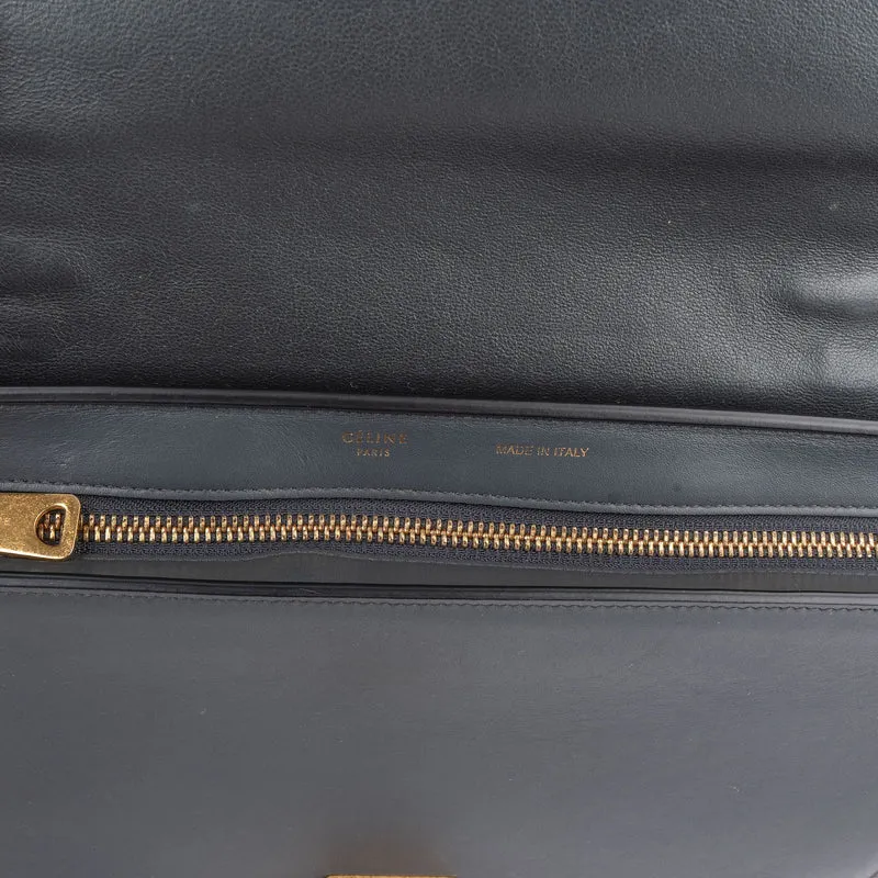 Céline Tricolor Leather Trapeze Handbag