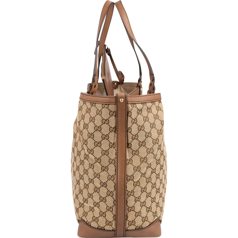 Gucci Monogram GG Canvas Joy Tote Shoulder Bag