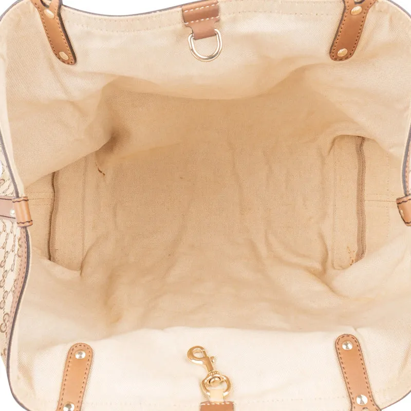 Gucci Monogram GG Canvas Joy Tote Shoulder Bag