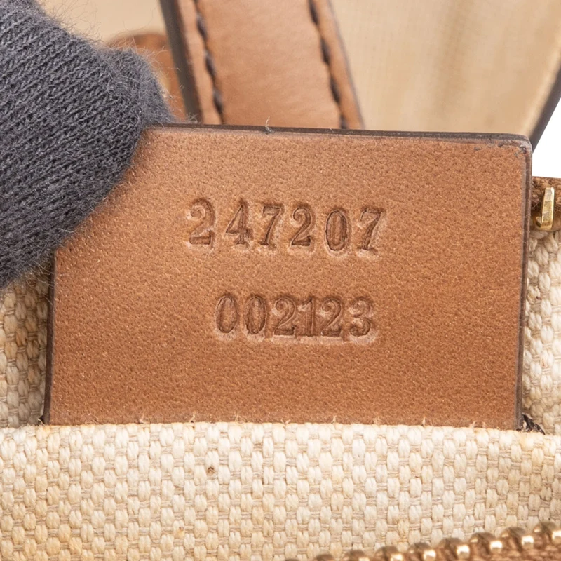 Gucci Monogram GG Canvas Joy Tote Shoulder Bag