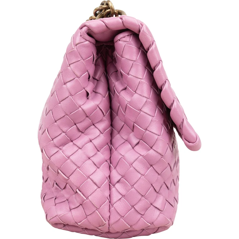 Bottega Veneta Intrecciato Leather Chain Cassette Crossbody Bag