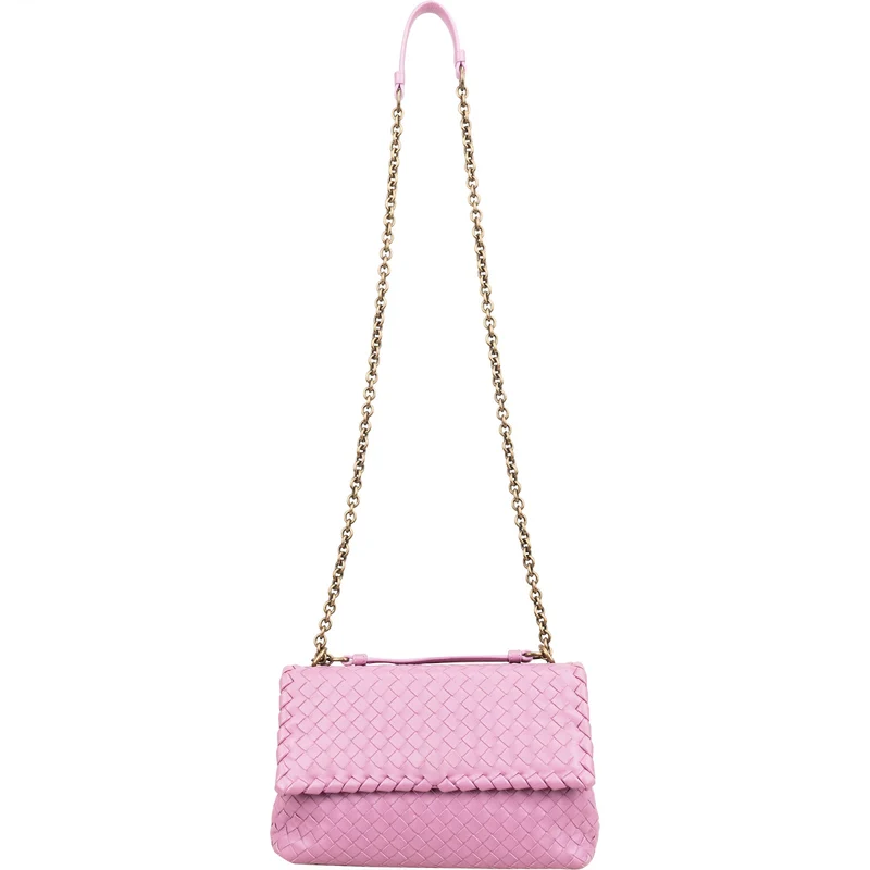 Bottega Veneta Intrecciato Leather Chain Cassette Crossbody Bag