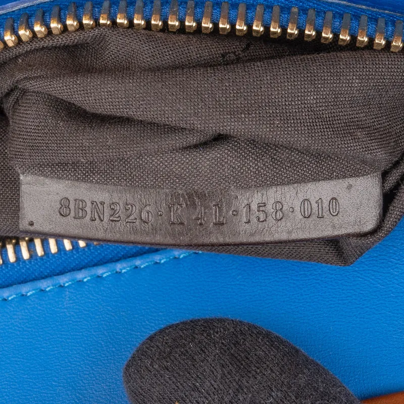 Fendi Brown Leather Peekaboo Handbag
