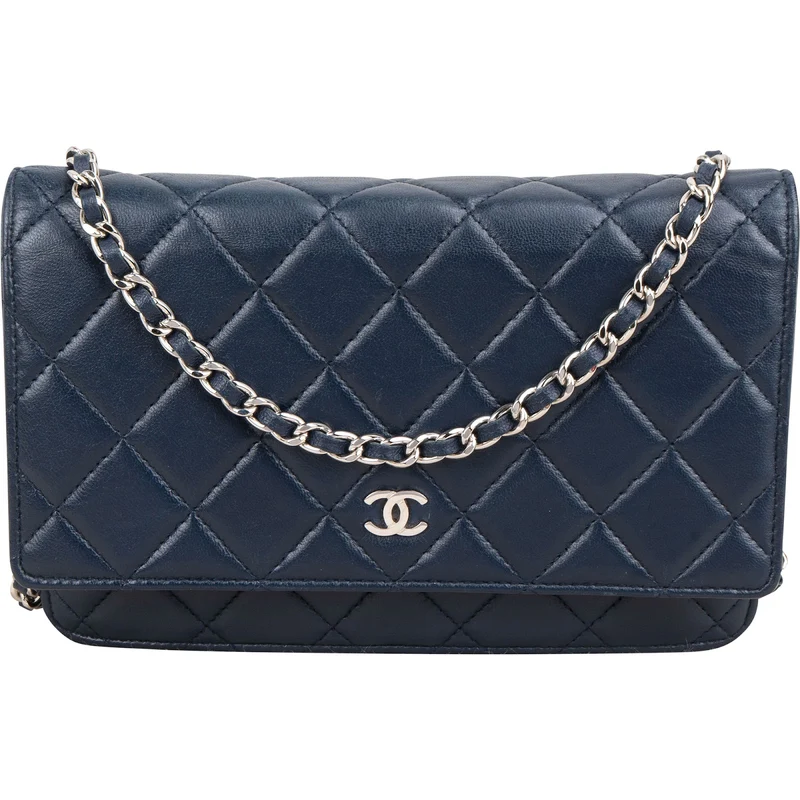 Chanel Quilted Lambskin Wallet On Chain Crossbody Bag