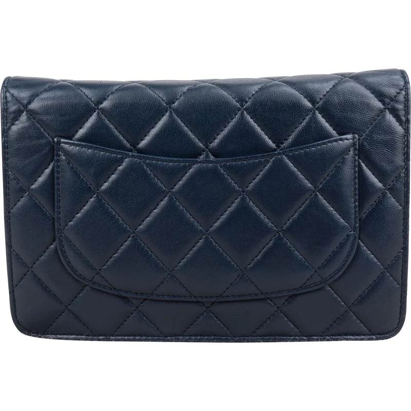 Chanel Quilted Lambskin Wallet On Chain Crossbody Bag