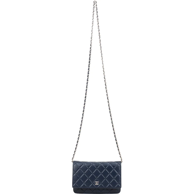Chanel Quilted Lambskin Wallet On Chain Crossbody Bag