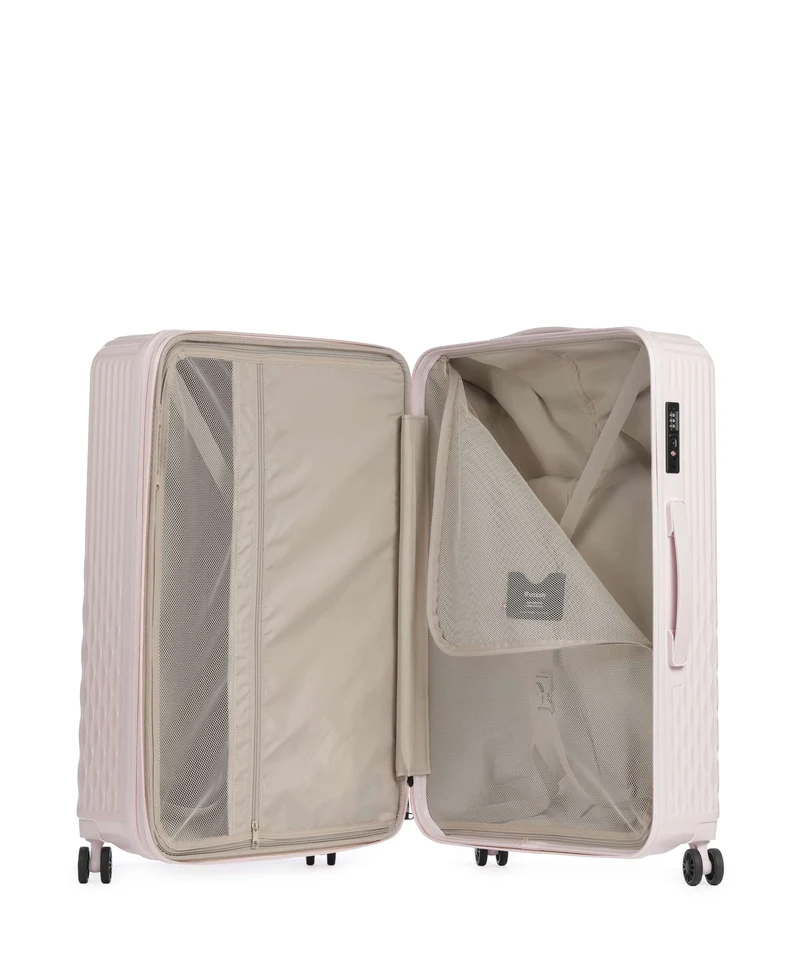 Pack Easy Flow 4-Rollen Trolley pink