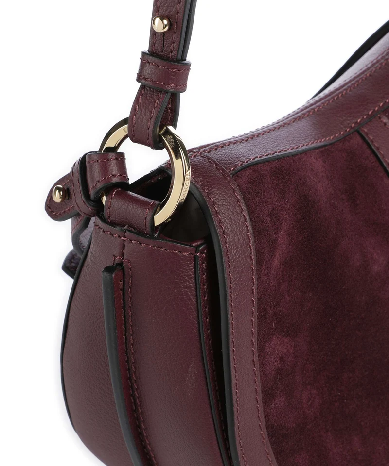 Lancel Céleste M Schultertasche cassis