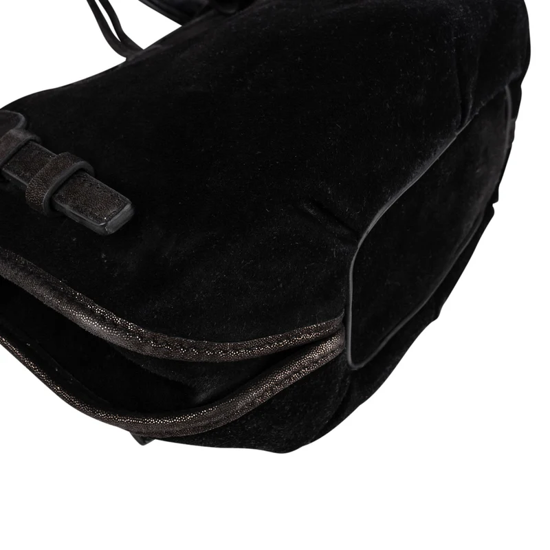 Celine Suede Glitter Leather Bittersweet Small Handbag