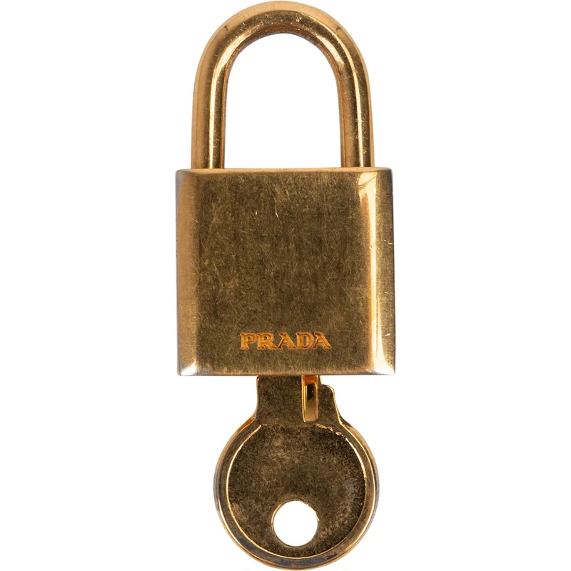 Prada Golden Padlock Schloss