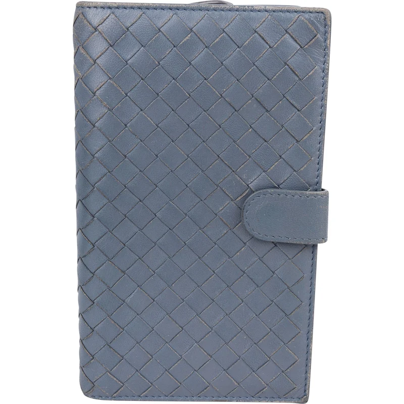 Bottega Veneta Intrecciato Clip Wallet