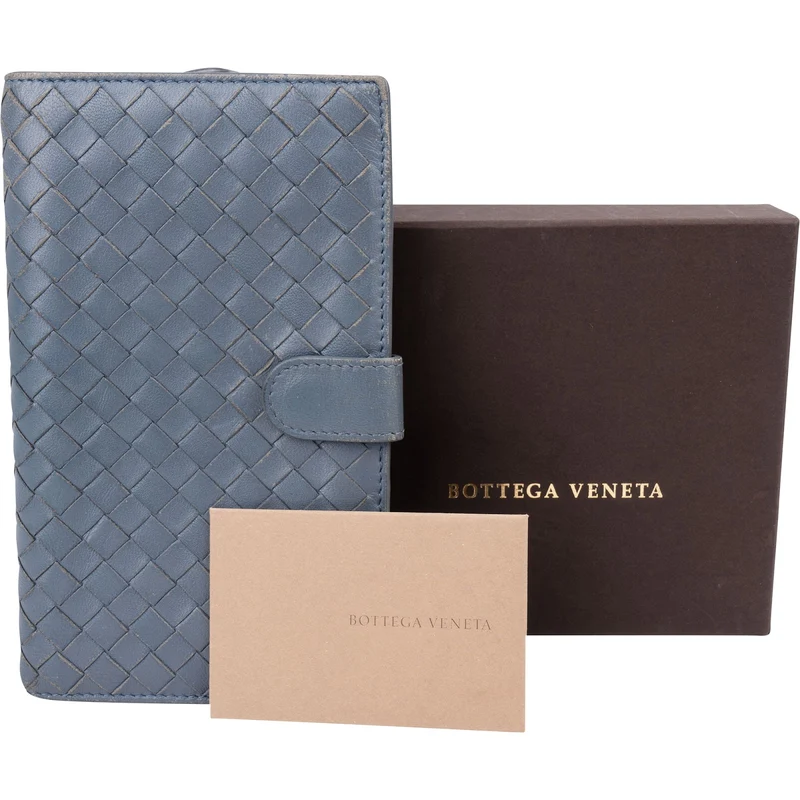 Bottega Veneta Intrecciato Clip Wallet