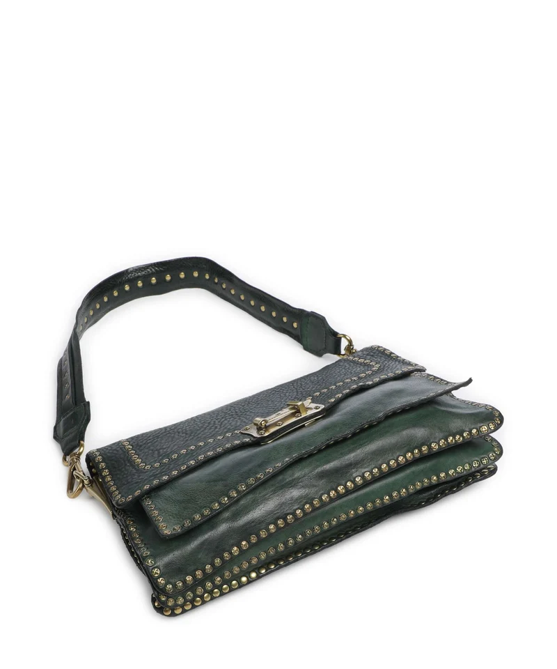 Campomaggi Schultertasche green bottle