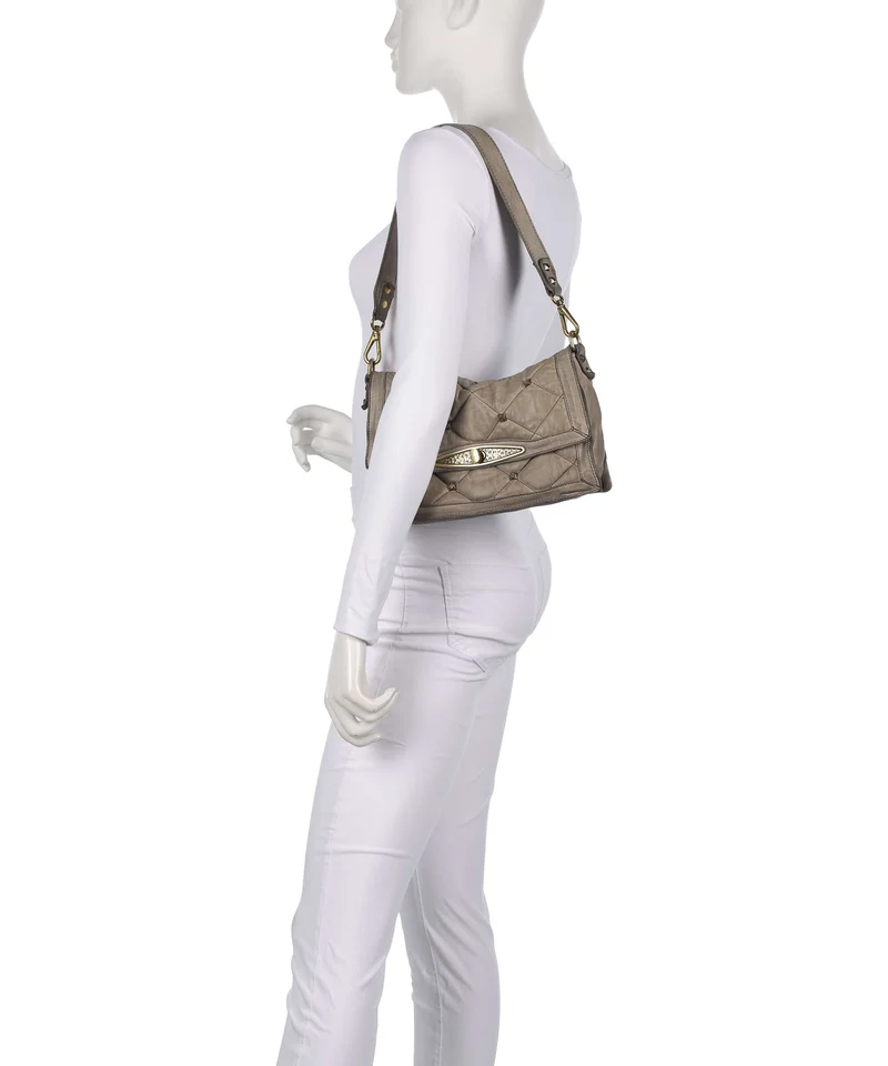 Campomaggi Schultertasche cement