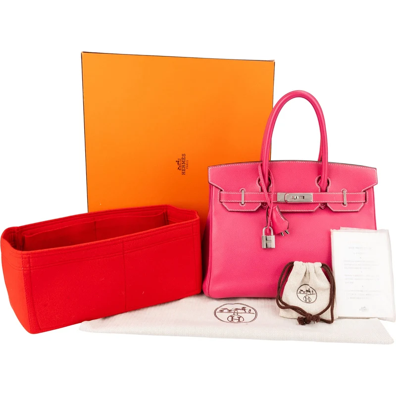 Hermès Pink Candy Epsom Palladium Birkin 30 Handbag