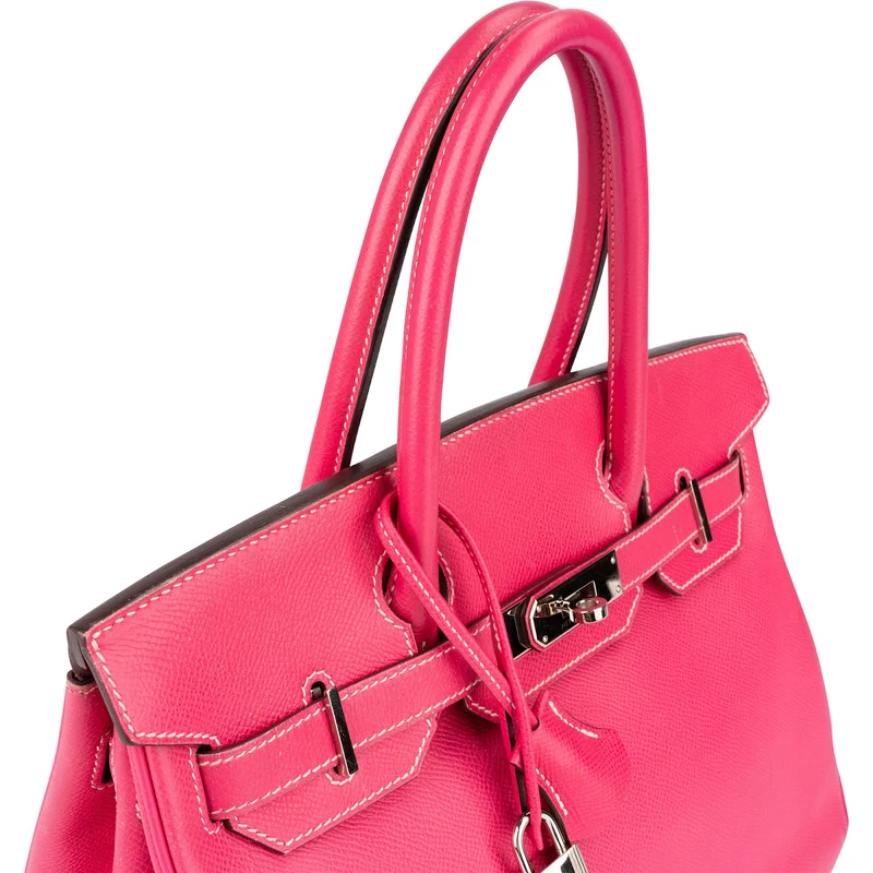 Hermès Pink Candy Epsom Palladium Birkin 30 Handbag