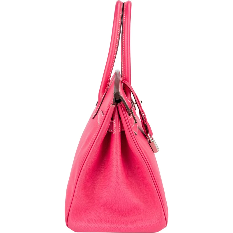 Hermès Pink Candy Epsom Palladium Birkin 30 Handbag
