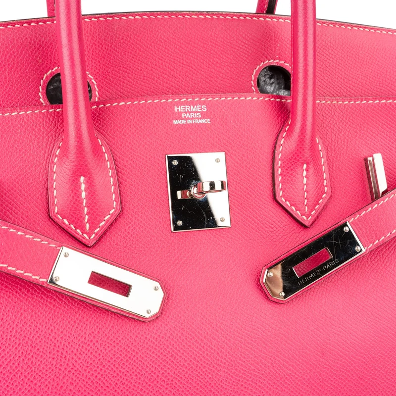 Hermès Pink Candy Epsom Palladium Birkin 30 Handbag