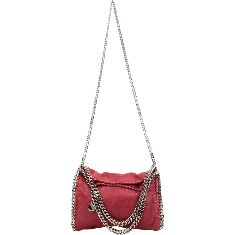 Stella McCartney Shaggy Falabella Fold Over Tote Crossbody Handbag
