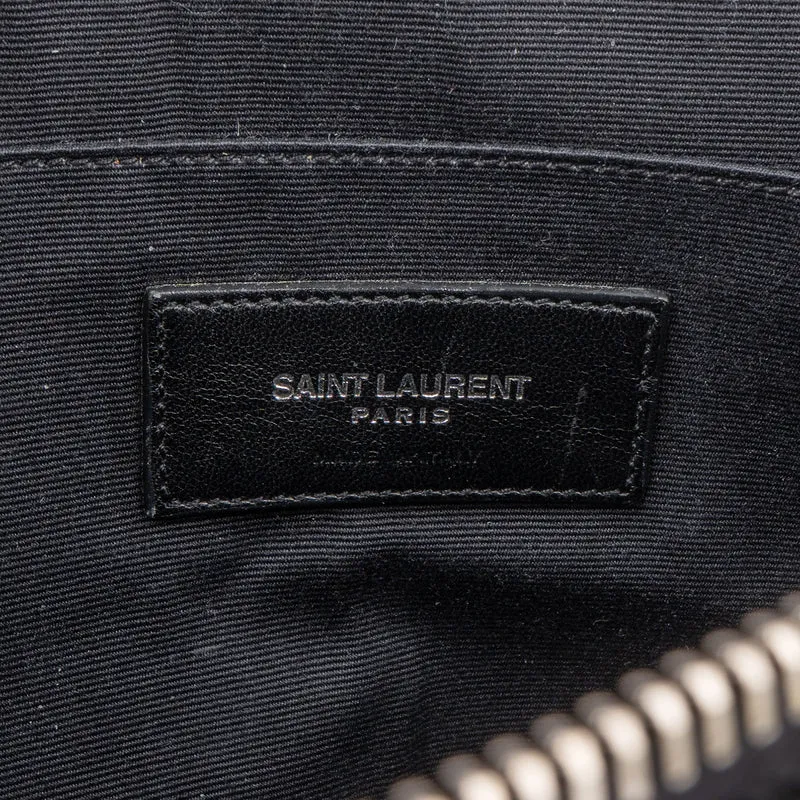 Saint Laurent Black Leather Clutch