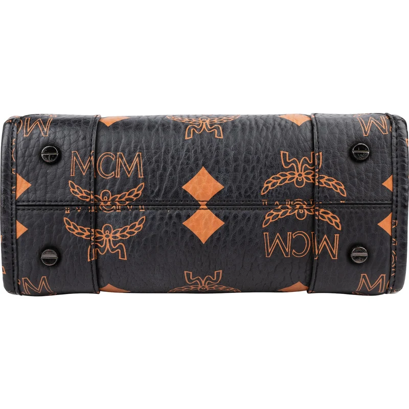 MCM Monogram Aren Mini Tote in Visetos Handbag
