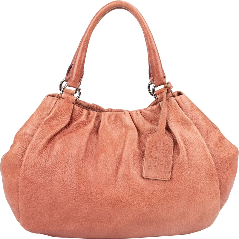Prada Vitello Daino Deerskin Gathered Tote Handbag